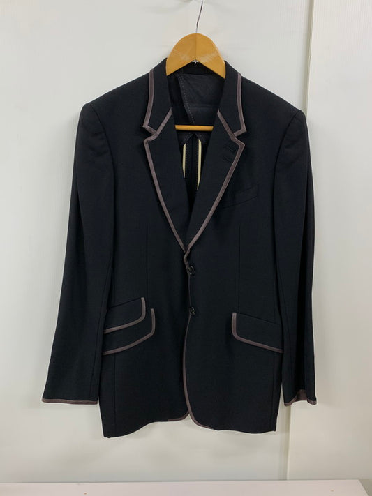 【中古品】【メンズ】 Paul Smith ポール・スミス WOOL JACKET ライトアウター ジャケット 141-250303-AS-34-min サイズ：L カラー：ブラック 万代Net店