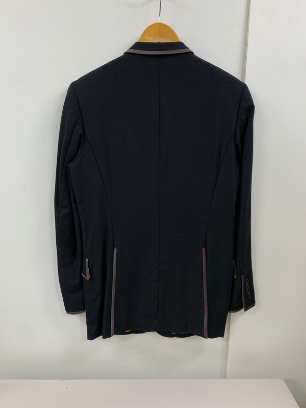 【中古品】【メンズ】 Paul Smith ポール・スミス WOOL JACKET ライトアウター ジャケット 141-250303-AS-34-min サイズ：L カラー：ブラック 万代Net店