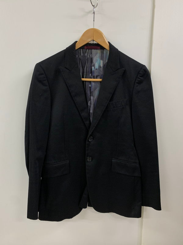 【中古品】【メンズ】 Paul Smith ポール・スミス PP-ST-37173 TAILORED JACKET テーラードジャケット 141-250303-AS-35-min サイズ：S カラー：ブラック 万代Net店