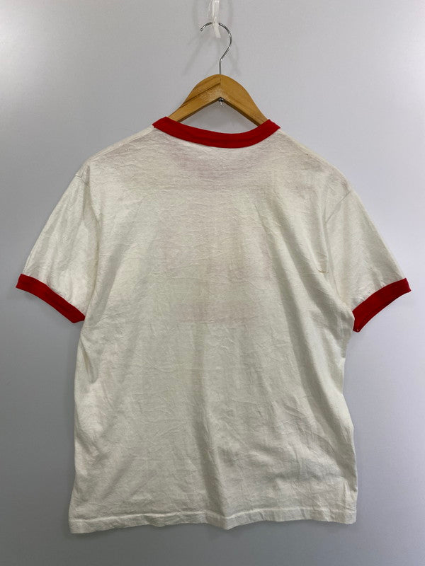 【中古品】【メンズ】 SUPERMAN スーパーマン METROPOLIS ILLINOIS RINGER TEE メトロポリス イリノイ リンガー Tシャツ 半袖 トップス 146-250224-cn-6-min サイズ：表記なし カラー：ホワイト系 万代Net店