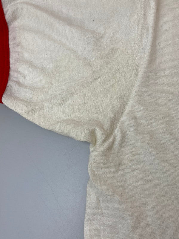 【中古品】【メンズ】 SUPERMAN スーパーマン METROPOLIS ILLINOIS RINGER TEE メトロポリス イリノイ リンガー Tシャツ 半袖 トップス 146-250224-cn-6-min サイズ：表記なし カラー：ホワイト系 万代Net店