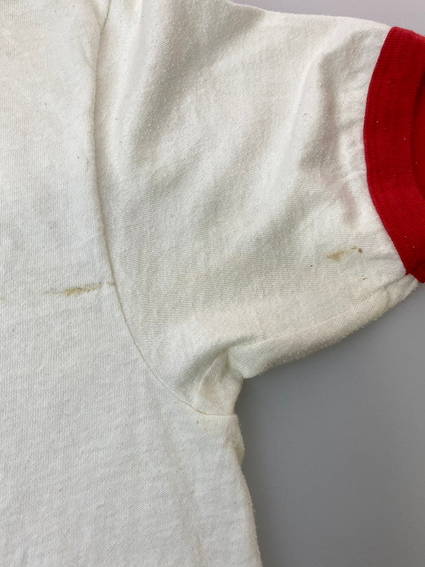 【中古品】【メンズ】 SUPERMAN スーパーマン METROPOLIS ILLINOIS RINGER TEE メトロポリス イリノイ リンガー Tシャツ 半袖 トップス 146-250224-cn-6-min サイズ：表記なし カラー：ホワイト系 万代Net店