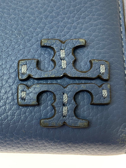 【中古品】【メンズ/レディース】 Tory Burch トリーバーチ 13630 マックグロー ジップ コンチネンタル ウォレット 長財布 ロングウォレット 181-250228-me-32-min カラー：ブルー 万代Net店