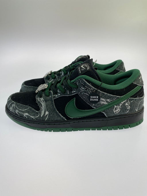 【中古品】【メンズ】 NIKE ナイキ HF7743-001 ×THERE SKATEBOARDS SB DUNK LOW PRO "ANTHRACITE AND GORGE GREEN" 靴 シューズ スニーカー 160-250223-AS-31-min サイズ：27cm カラー：グレー/グリーン/ブラック 万代Net店