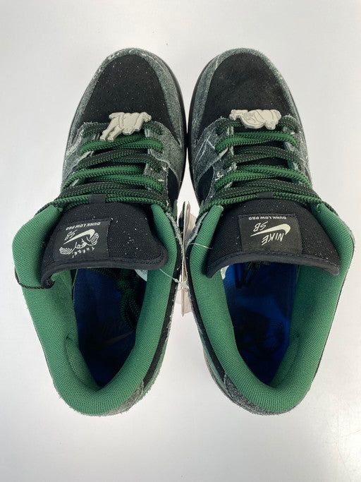 【中古品】【メンズ】 NIKE ナイキ HF7743-001 ×THERE SKATEBOARDS SB DUNK LOW PRO "ANTHRACITE AND GORGE GREEN" 靴 シューズ スニーカー 160-250223-AS-31-min サイズ：27cm カラー：グレー/グリーン/ブラック 万代Net店