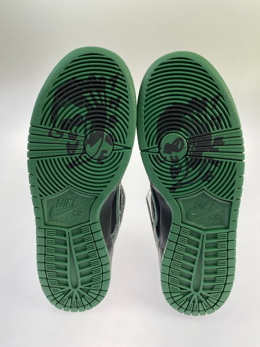 【中古品】【メンズ】 NIKE ナイキ HF7743-001 ×THERE SKATEBOARDS SB DUNK LOW PRO "ANTHRACITE AND GORGE GREEN" 靴 シューズ スニーカー 160-250223-AS-31-min サイズ：27cm カラー：グレー/グリーン/ブラック 万代Net店