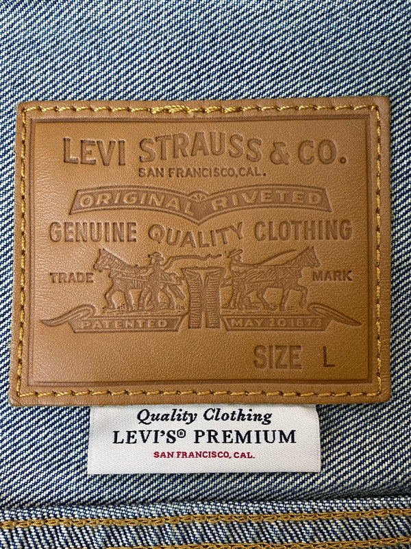 【現状渡し品】【メンズ】  LEVI'S PREMIUM リーバイス プレミアム A9518-0000 1ST DENIM JACKET デニムジャケット 147-250223-ks-26-min サイズ：L カラー：インディゴ 万代Net店