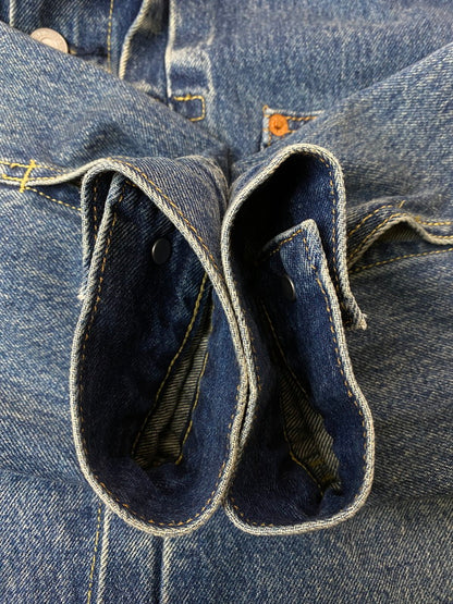 【現状渡し品】【メンズ】  LEVI'S PREMIUM リーバイス プレミアム A9518-0000 1ST DENIM JACKET デニムジャケット 147-250223-ks-26-min サイズ：L カラー：インディゴ 万代Net店