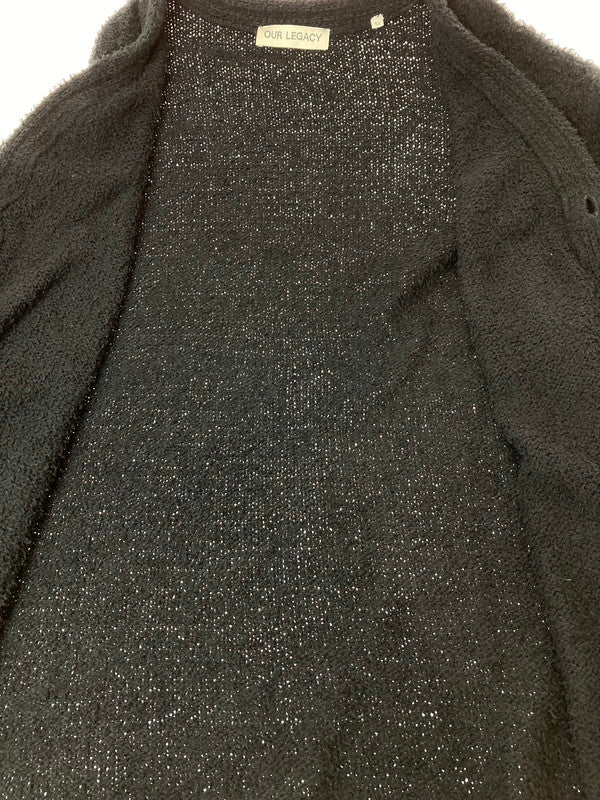 【中古品】【メンズ】 Our Legacy アワーレガシー M2223BBC ポルトガル製 KNITTED CARDIGAN カーディガン 141-250225-AS-17-min サイズ：54 カラー：ブラック 万代Net店