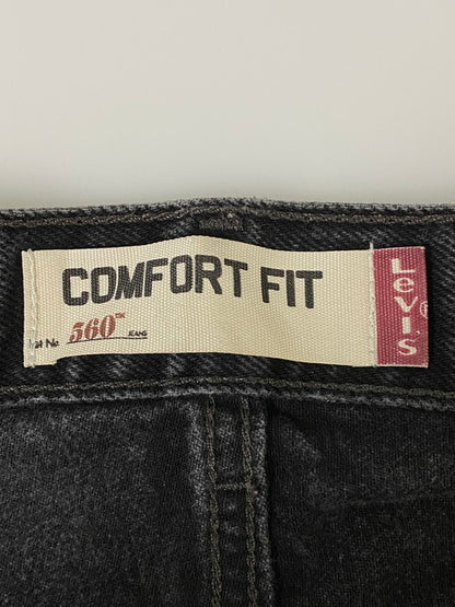 【中古品】【メンズ】 Levi's リーバイス 015600260 560 BLACK DENIM PANT ボトムス デニムパンツ 157-250225-AS-54-min サイズ：46×32 カラー：ブラック 万代Net店