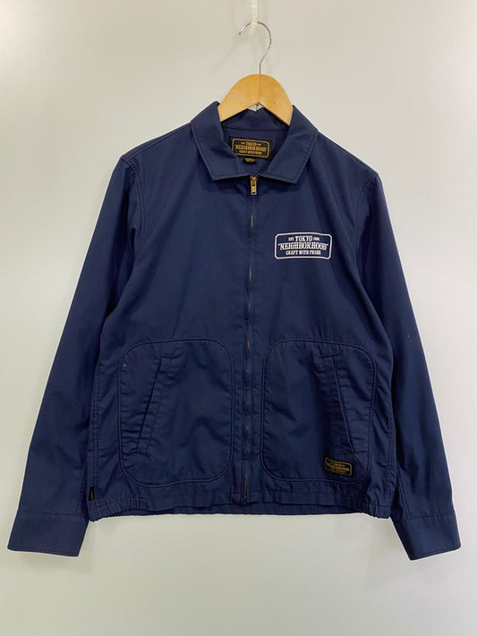 【中古品】【メンズ】  NEIGHBORHOOD ネイバーフッド 172ARNH-JKM04 17AW DRIZZLER JACKET ジャケット アウター 142-250224-cn-9-min サイズ：M カラー：ネイビー 万代Net店