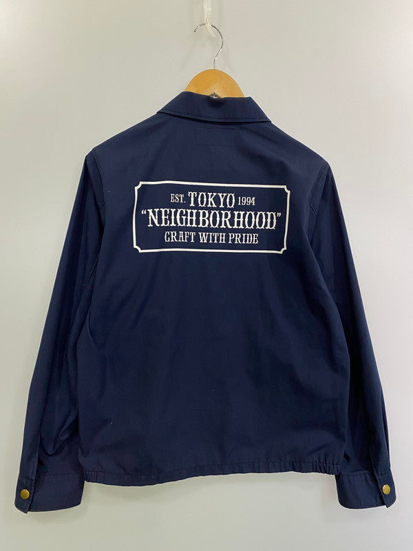 【中古品】【メンズ】  NEIGHBORHOOD ネイバーフッド 172ARNH-JKM04 17AW DRIZZLER JACKET ジャケット アウター 142-250224-cn-9-min サイズ：M カラー：ネイビー 万代Net店