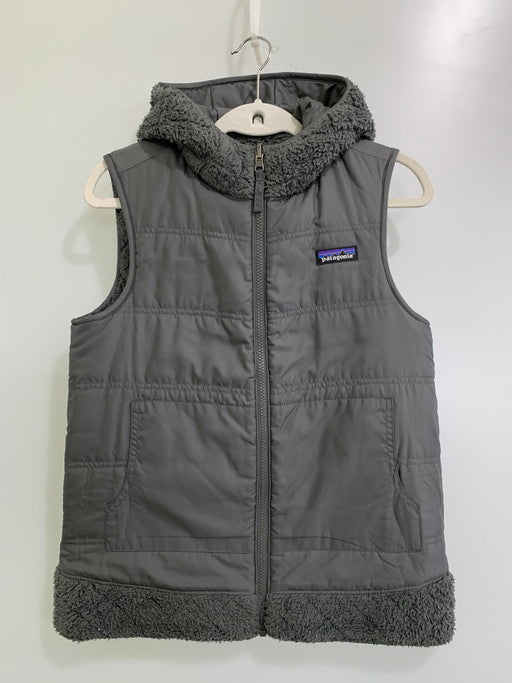 【中古品】【レディース】 patagonia パタゴニア 25221FA17 LOS GATOS HOODED VEST ロス ガトス フーデッド ベスト 169-250227-ks-12-min サイズ：XS カラー：グレー 万代Net店