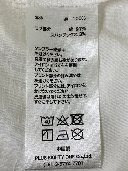 【中古品】【メンズ】  UNKNOWN アンノウン MONOGRAM TEE 半袖 ショートスリーブ 142-250225-AS-57-min サイズ：XL カラー：ホワイト 万代Net店