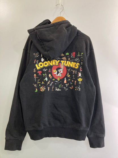 【中古品】【メンズ】  KITH キス ×LOONEY TUNES ルーニー・テューンズ THAT'S ALL FOLKS HOODIE フーディ 142-250227-ks-28-min サイズ：M カラー：ブラック 万代Net店