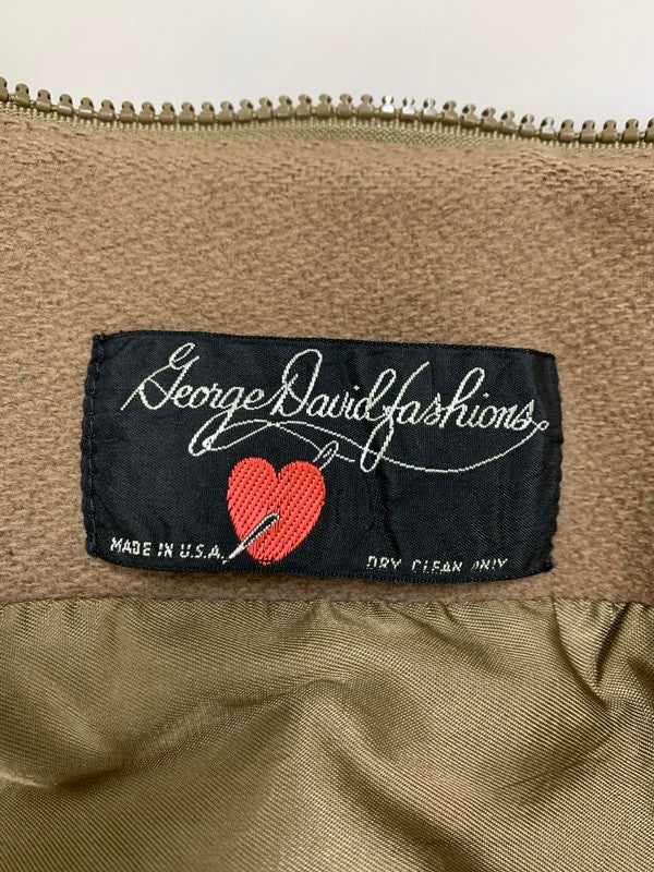 【現状渡し品】【メンズ】 GEORGE DAVIES FASHION ジョージデイヴィスファッション メルトンウールジャケット アウター 146-250303-AS-39-min カラー：ベージュ 万代Net店