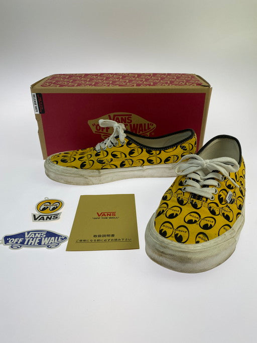 【中古品】【メンズ】 VANS バンズ ×MOONEYES ムーンアイズ VN0A5KX4AVQ AUTHENTIC 44D "ANAHEIM FACTORY" 靴 シューズ スニーカー 163-250225-AS-11-min サイズ：27.5cm カラー：イエロー/ブラック 万代Net店