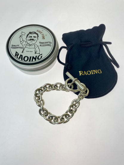 【中古品】【メンズ/レディース】  RAOING ローイング 3MM CHAIN BRACELET チェーン ブレスレット アクセサリー 192-250228-me-30-min カラー：シルバー 万代Net店