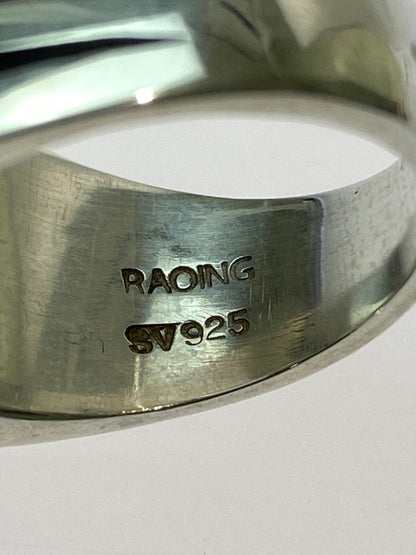 【中古品】【メンズ】  RAOING ローイング 925 THUNDER RING サンダー リング 指輪 アクセサリー 192-250228-me-31-min サイズ：日本サイズ実寸約20号 カラー：シルバー 万代Net店