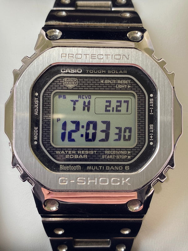 【中古品】【メンズ】 G-SHOCK ジーショック GMW-B5000D-1JF FULL METAL 5000 SERIES ソーラー電波時計 フルメタル 腕時計 ウォッチ 196-250228-me-27-min 万代Net店