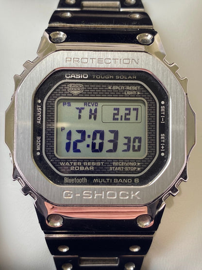 【中古品】【メンズ】 G-SHOCK ジーショック GMW-B5000D-1JF FULL METAL 5000 SERIES ソーラー電波時計 フルメタル 腕時計 ウォッチ 196-250228-me-27-min 万代Net店