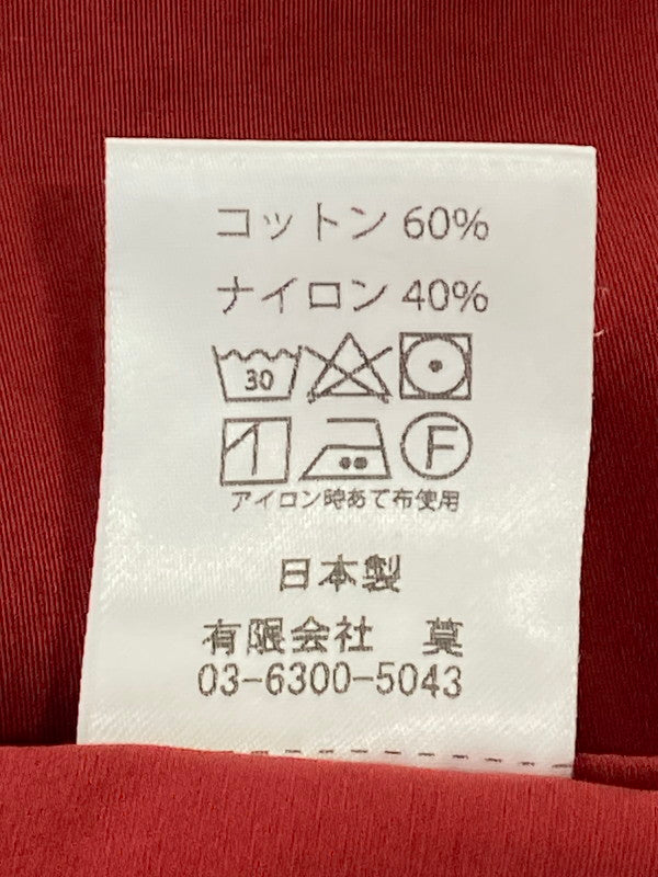 【中古品】【メンズ】  THE CORONA UTILITY コロナユーティリティー CJ001-25-03 GAME JACKET 60 40 GROSGRAIN CLOTH アウター 145-250225-AS-25-min サイズ：L カラー：レッド 万代Net店