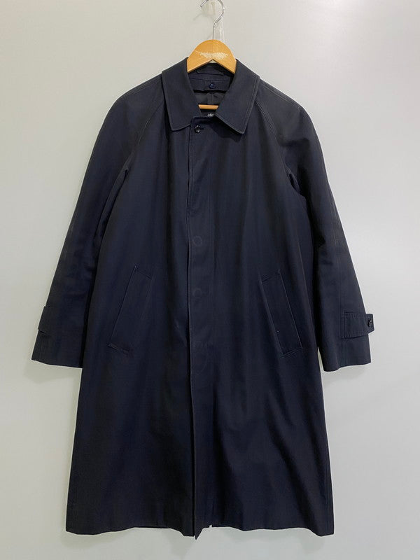 【中古品】【メンズ】 Aquascutum アクアスキュータム 2206451302-39 日本製 ステンカラーコート アウター 146-250308-AS-26-min サイズ：36 カラー：ブラック 万代Net店