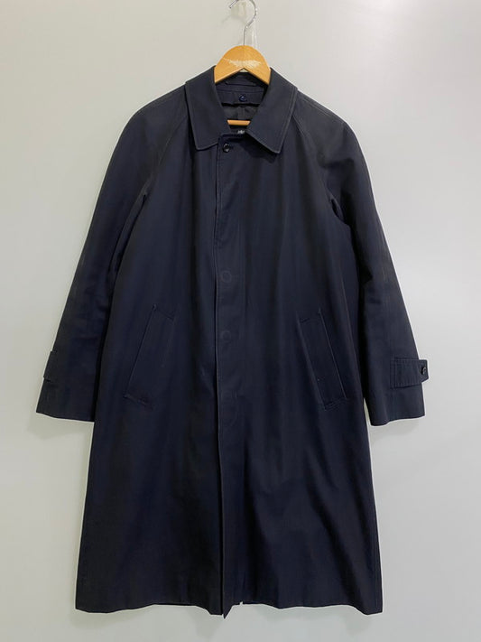 【中古品】【メンズ】 Aquascutum アクアスキュータム 2206451302-39 日本製 ステンカラーコート アウター 146-250308-AS-26-min サイズ：36 カラー：ブラック 万代Net店