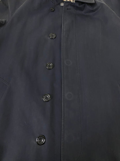 【中古品】【メンズ】 Aquascutum アクアスキュータム 2206451302-39 日本製 ステンカラーコート アウター 146-250308-AS-26-min サイズ：36 カラー：ブラック 万代Net店