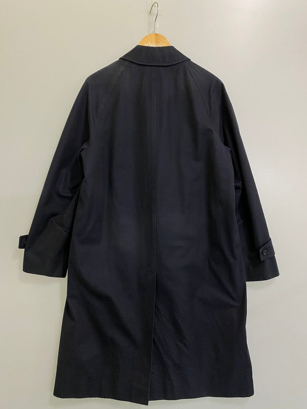【中古品】【メンズ】 Aquascutum アクアスキュータム 2206451302-39 日本製 ステンカラーコート アウター 146-250308-AS-26-min サイズ：36 カラー：ブラック 万代Net店
