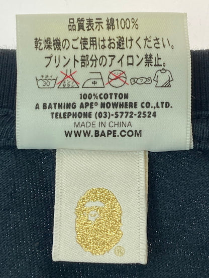 【中古品】【メンズ】 A BATHING APE アベイシングエイプ ABC CAMO MILO BUSY WORKS SS TEE 半袖Tシャツ 142-250225-AS-19-min サイズ：M カラー：ブラック 万代Net店