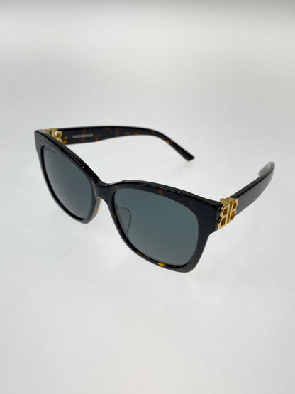 【中古品】【メンズ/レディース】 BALENCIAGA バレンシアガ BB0102SA SUNGLASSES サングラス アイウェア 182-250228-me-28-min サイズ：57□16-145 カラー：ブラック 万代Net店