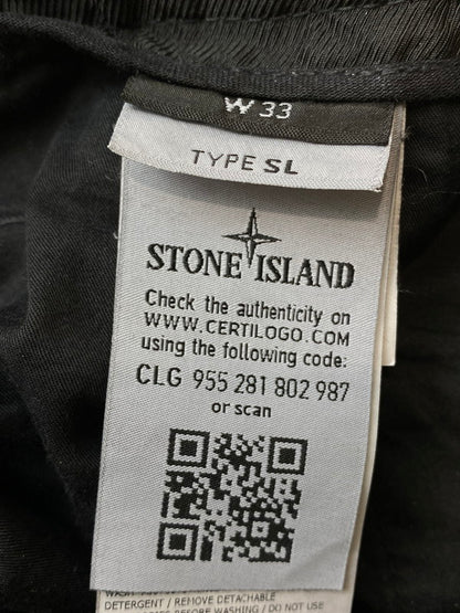 【中古品】【メンズ】 STONE ISLAND ストーンアイランド 7415318WA CARGO JOGGER PANT カーゴジョガーパンツ 152-250223-ks-37-min サイズ：W33 カラー：ブラック  万代Net店