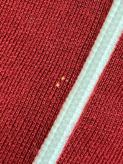 【現状渡し品】【メンズ】 USED ONE POINT TRACK JACKET ワンポイント トラックジャケット アウター 146-250328-me-09-min サイズ：52 カラー：レッド 赤 万代Net店