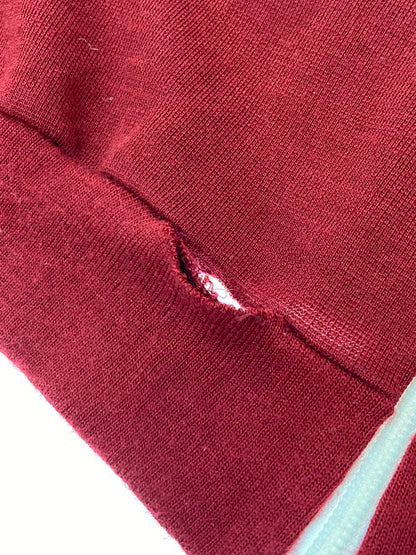 【現状渡し品】【メンズ】 USED ONE POINT TRACK JACKET ワンポイント トラックジャケット アウター 146-250328-me-09-min サイズ：52 カラー：レッド 赤 万代Net店