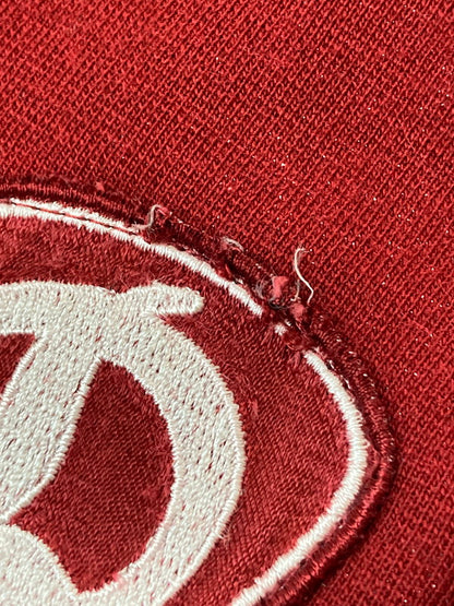 【現状渡し品】【メンズ】 USED ONE POINT TRACK JACKET ワンポイント トラックジャケット アウター 146-250328-me-09-min サイズ：52 カラー：レッド 赤 万代Net店