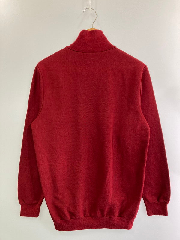 【現状渡し品】【メンズ】 USED ONE POINT TRACK JACKET ワンポイント トラックジャケット アウター 146-250328-me-09-min サイズ：52 カラー：レッド 赤 万代Net店