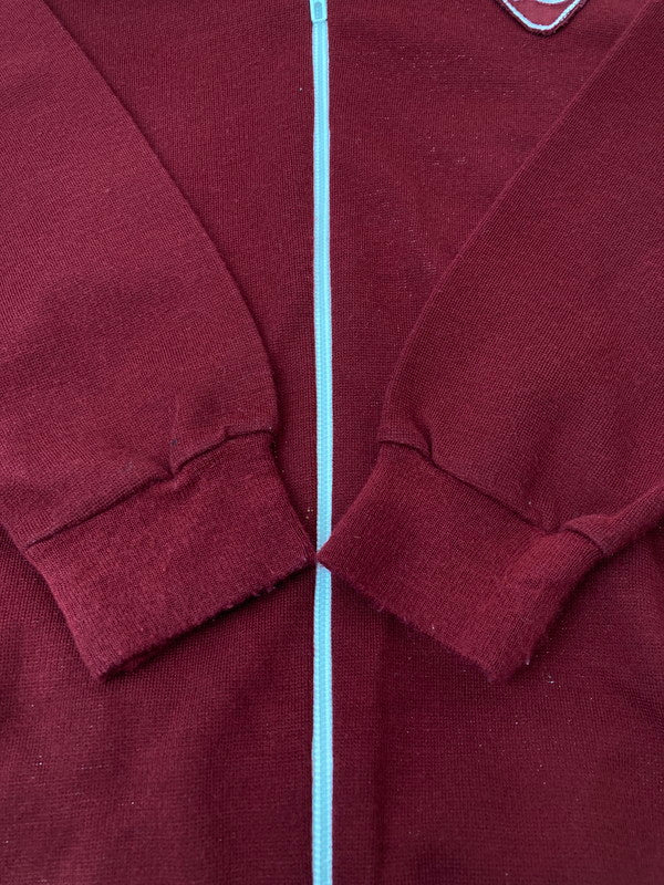 【現状渡し品】【メンズ】 USED ONE POINT TRACK JACKET ワンポイント トラックジャケット アウター 146-250328-me-09-min サイズ：52 カラー：レッド 赤 万代Net店