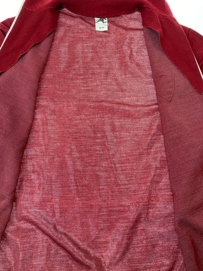 【現状渡し品】【メンズ】 USED ONE POINT TRACK JACKET ワンポイント トラックジャケット アウター 146-250328-me-09-min サイズ：52 カラー：レッド 赤 万代Net店