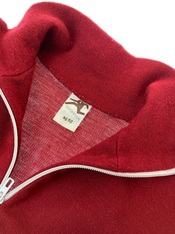 【現状渡し品】【メンズ】 USED ONE POINT TRACK JACKET ワンポイント トラックジャケット アウター 146-250328-me-09-min サイズ：52 カラー：レッド 赤 万代Net店