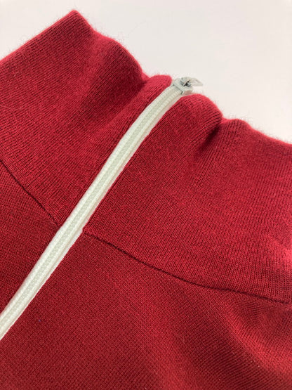 【現状渡し品】【メンズ】 USED ONE POINT TRACK JACKET ワンポイント トラックジャケット アウター 146-250328-me-09-min サイズ：52 カラー：レッド 赤 万代Net店