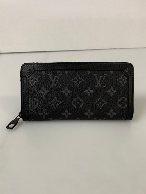 【中古品】【メンズ/レディース】 LOUIS VUITTON ルイ・ヴィトン M80558 エクリプス トランク ジッピーウォレット 長財布 179-250227-ks-52-min カラー：ブラック 万代Net店