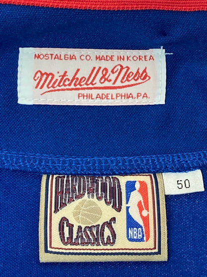 【中古品】【メンズ】  MITCHELL&NESS ミッチェル&ネス 76ERS GAMESHIRT ゲームシャツ 146-250227-ks-39-min サイズ：50 カラー：ブルー 万代Net店