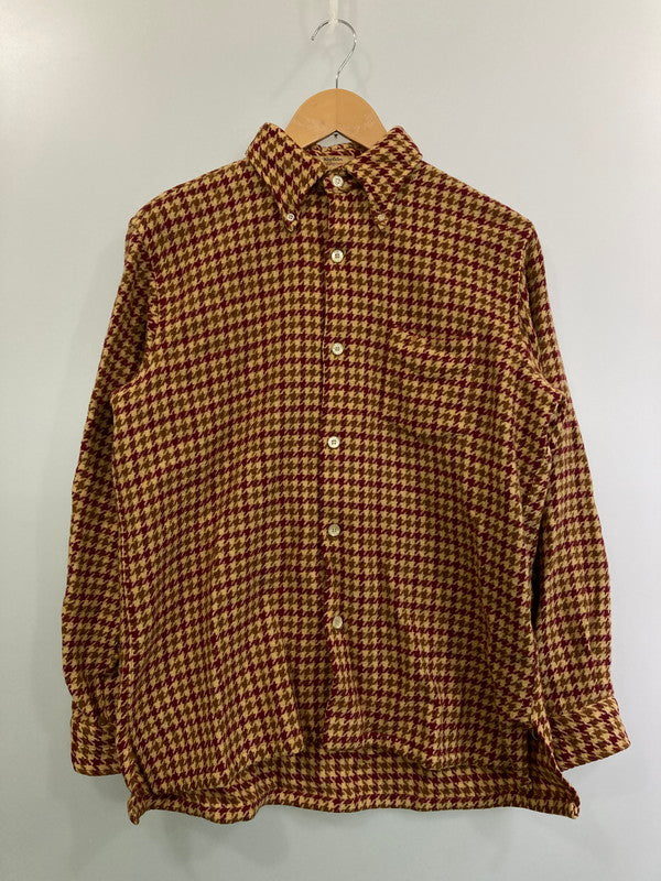 【中古品】【メンズ】  DAYTON'S デイトンズ 70S WOOL SHIRT 長袖シャツ ロングスリーブ 146-250226-AS-23-min サイズ：M カラー：ブラウン/レッド 万代Net店