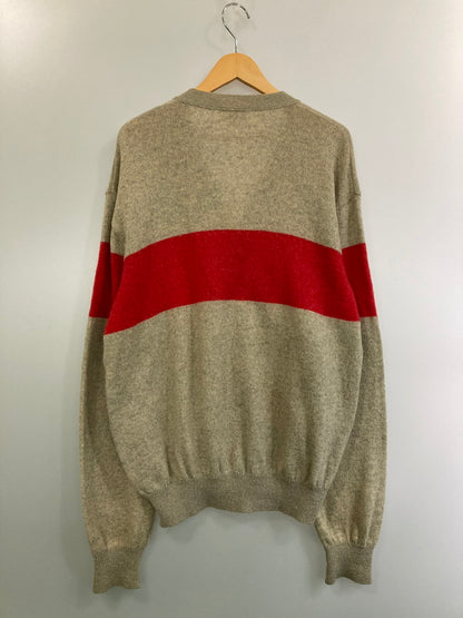 【中古品】【メンズ】 GOODENOUGH グッドイナフ 90S CARDIGAN カーディガン 146-250226-AS-24-min サイズ：M カラー：ベージュ/レッド 万代Net店