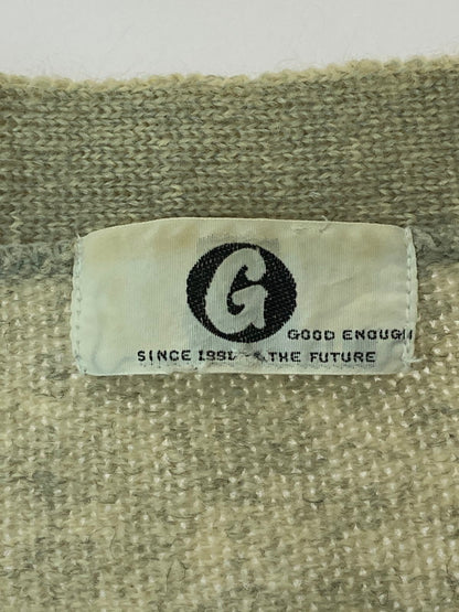 【中古品】【メンズ】 GOODENOUGH グッドイナフ 90S CARDIGAN カーディガン 146-250226-AS-24-min サイズ：M カラー：ベージュ/レッド 万代Net店