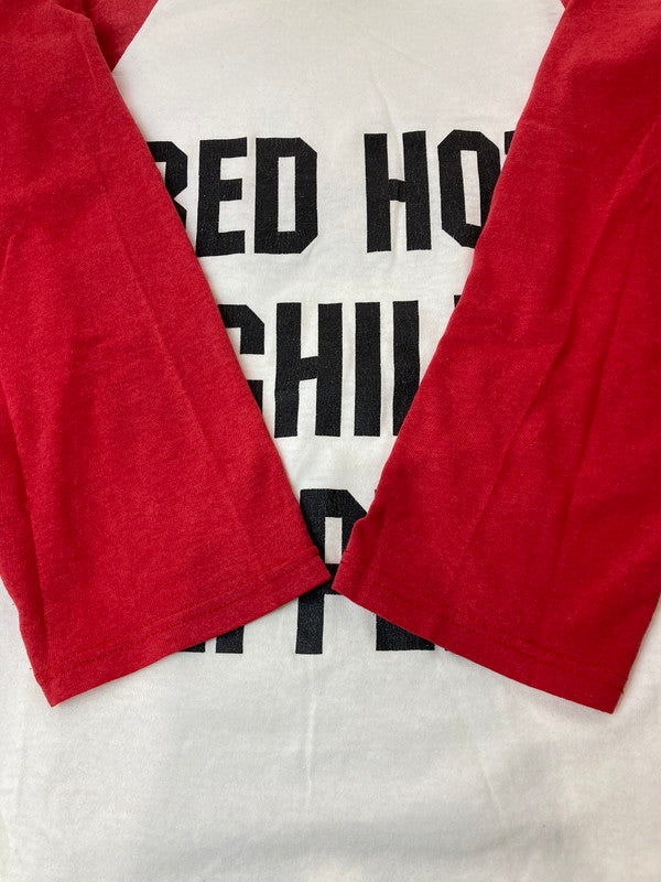 【現状渡し品】【メンズ】  RED HOT CHILI PEPPERS レッドホットチリペッパーズ ”CALIFORNICATION”RAGLAN TEE 七分袖 146-250226-AS-22-min サイズ：M カラー：レッド/ホワイト 万代Net店