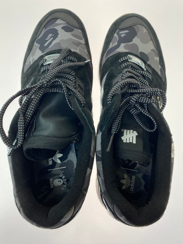 【中古品】【メンズ】  A BATHING APE × UNDEFEATED × ADIDAS ORIGINALS FY8852 ZX 8000 靴 シューズ スニーカー SNEAKERS 161-250302-ks-02-min サイズ：28cm カラー：ブラック系 万代Net店