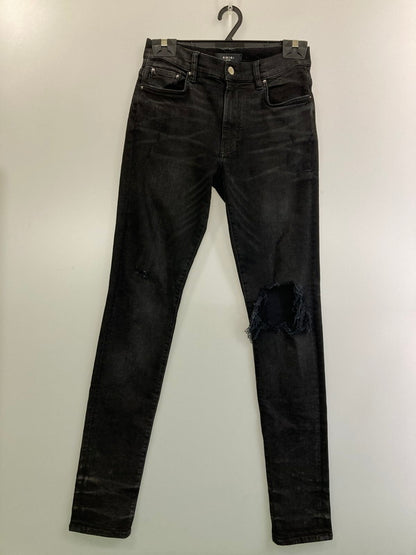 【現状渡し品】【メンズ】  AMIRI アミリ DAMAGE BLACK DENIM PANT ボトムス パンツ デニム 152-250226-AS-33-min サイズ：30 カラー：ブラック 万代Net店