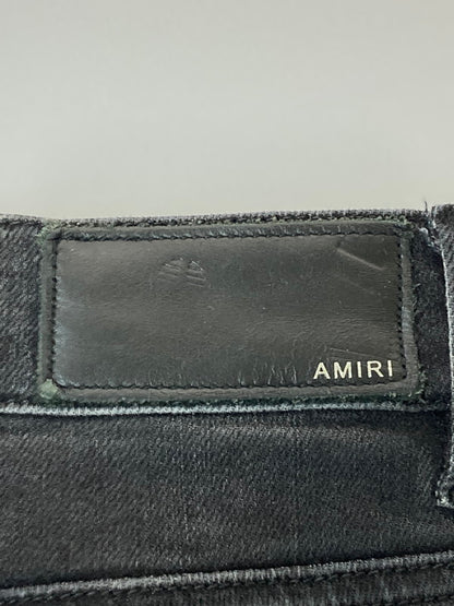 【現状渡し品】【メンズ】  AMIRI アミリ DAMAGE BLACK DENIM PANT ボトムス パンツ デニム 152-250226-AS-33-min サイズ：30 カラー：ブラック 万代Net店